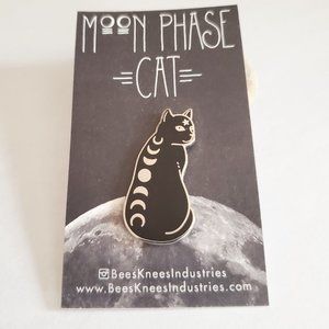 Enamel Pin - Moon Phase Cat